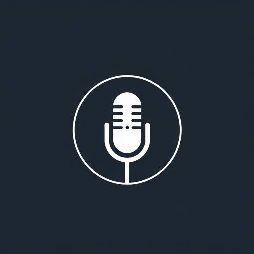 Logotipo da Vozes do Brasil: um microfone estilizado dentro de um c√≠rculo